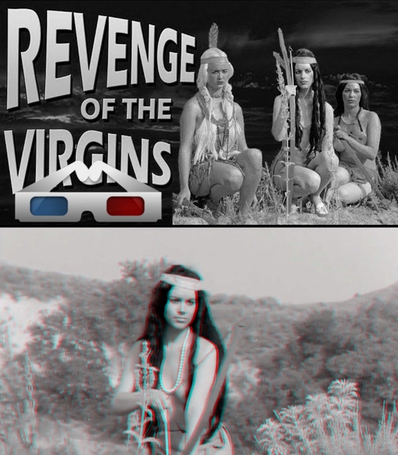 3D Movie Revenge of the Virgins 1966 Public Domain Vintage Nudie