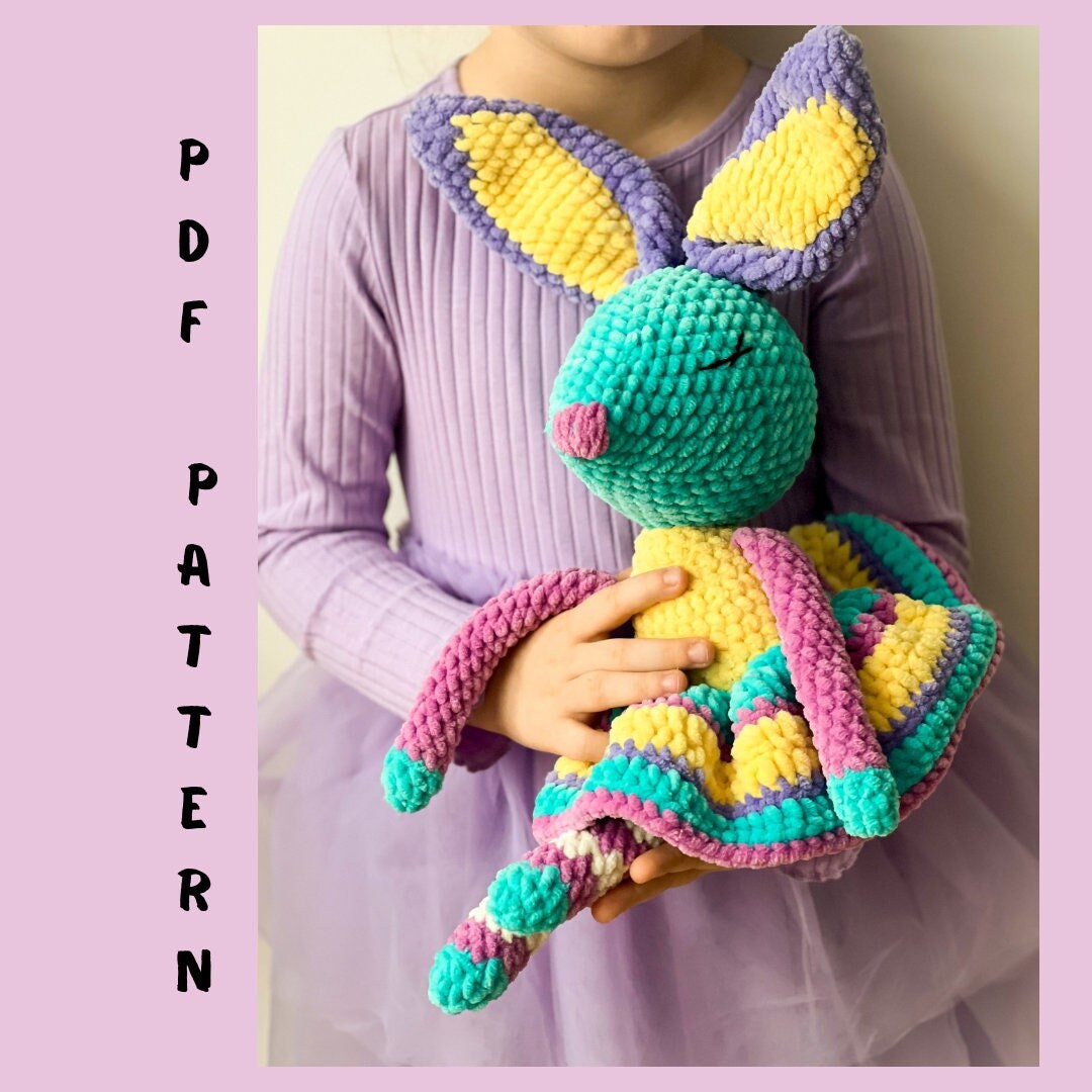 Adorable Plush Bunny Crochet Pattern - Instant Download PDF - Etsy