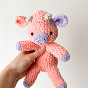 Chubby highland cow crochet pattern