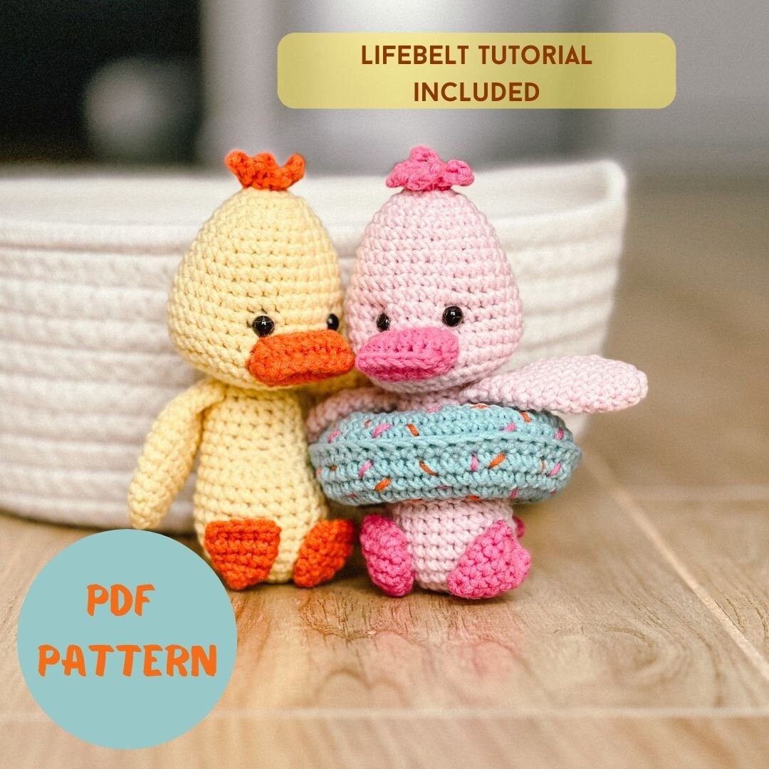 Duck Crochet Pattern Amigurumi Mallard Duck Pattern PDF (english) - Etsy