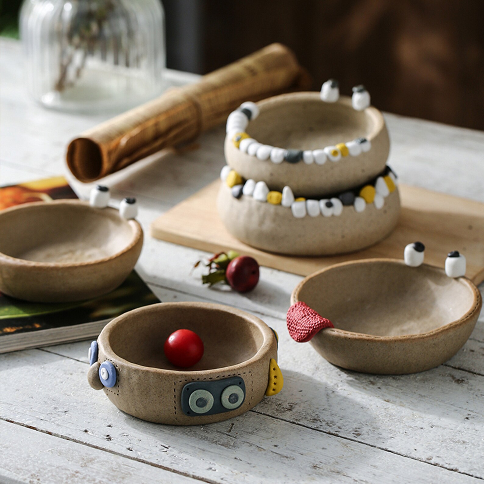 Creative personality ashtray ceramic handmade storage tray/boy Etsy