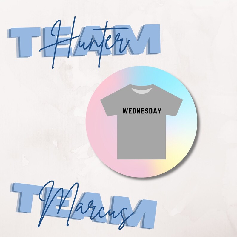 Ginny and Printable Sticker Bundle 11 Stickers MANG, Team