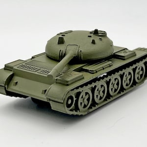 Model Tank T-54 Vintage Militair Uitrusting Sovjet Metalen Speelgoed Verzamelobject USSR