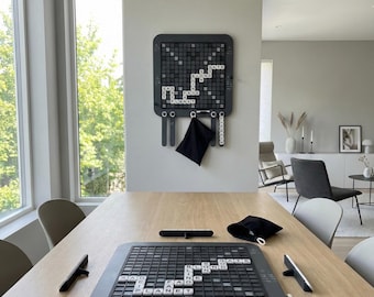 Magnetic Metal Scrabble Wall Game: Modern Family Fun