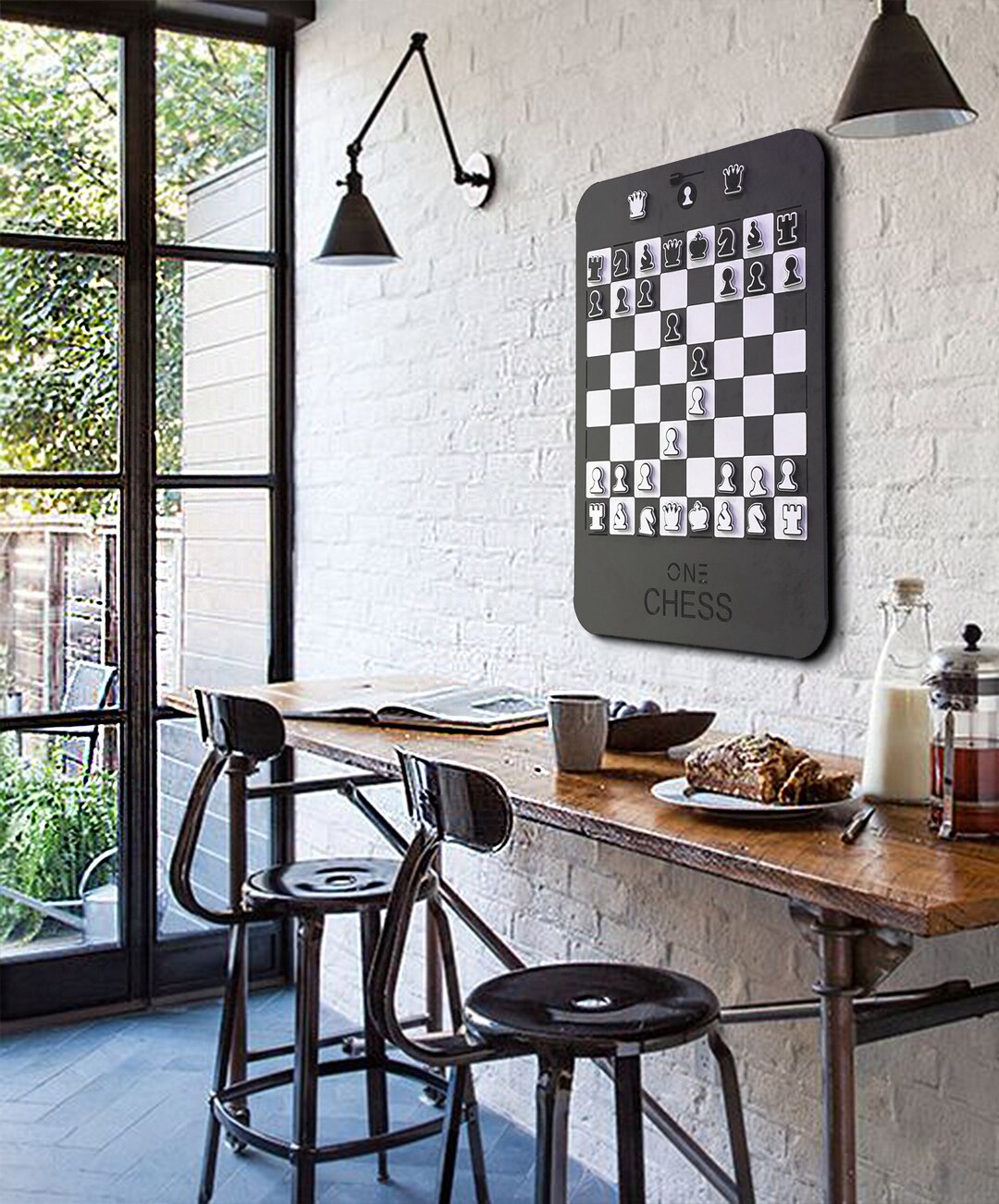 Шахматный столик в гостиной