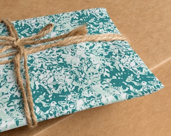 Sea Foam Eco-friendly Wrapping Paper for Ocean Lovers, Recyclable Wrapping Paper, Christmas Wrapping Paper Roll, Beach Gift Wrap