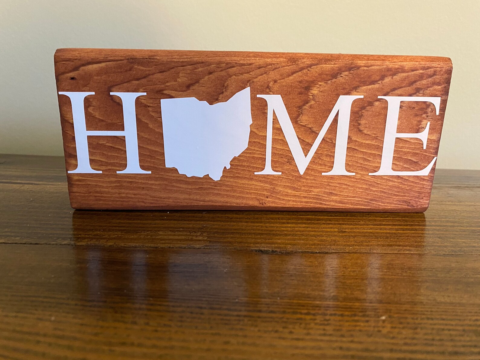 Kleiner hölzerner Staat Von Ohio Home-Zeichen | Etsy