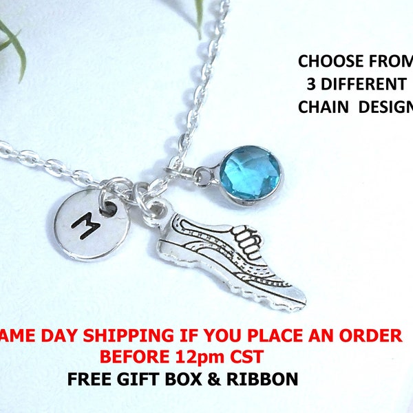 Cross Country Necklace-Track Necklace-Cross Country Running Gifts-Personalized Running Necklace-Cross Country Team Gift-Track Team Gifts