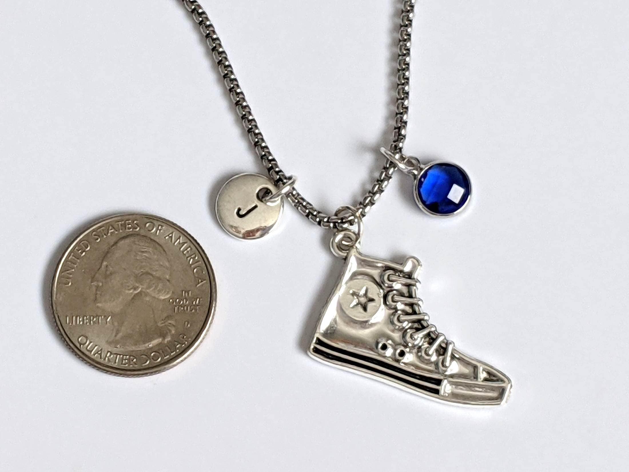 Converse shoe necklace discount