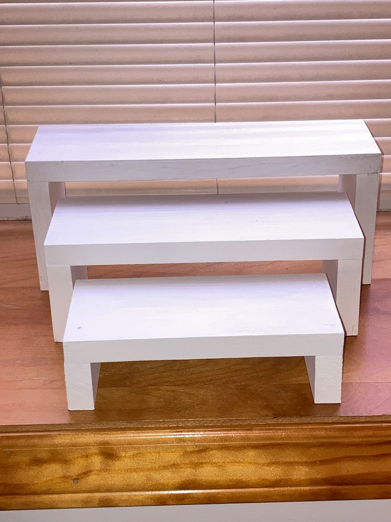 Nesting Block Riser Nesting Wooden Riser Set: Farmhouse Plant Stand, Centerpiece Display - Etsy