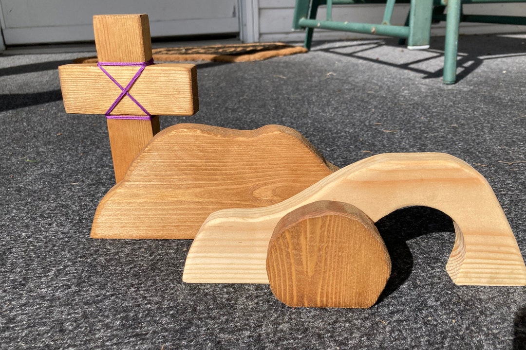 Empty Tomb Display Easter Tomb Scene Wooden Empty Tomb Decoration