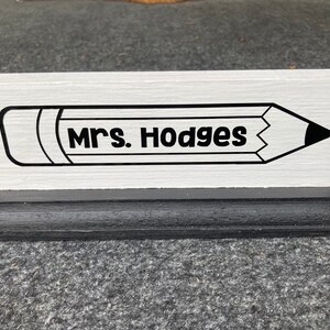 Teacher Name Plate/ Desktop Name Plate/ Custom Name Sign/ Personalized Name Plate/ Wooden Name Plate/ Teacher Appreciation Gift