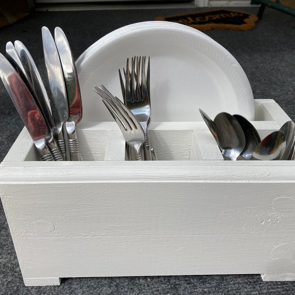 Silverware Caddy Etsy