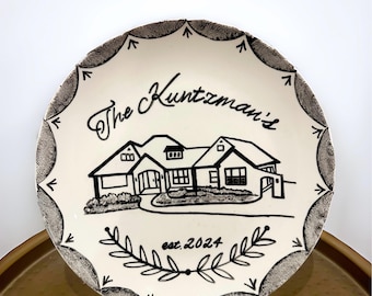Hand Painted Plate Decoration Personalized Gift Perfect for Anyone