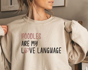 Poodle Mom Shirt, Poodle Owner Shirt, Poodle Mama Shirt, Womens Dog Shirt, Funny Poodle Shirt, Cute Dog Paw Shirt, Dog Mama Sweatshirt
