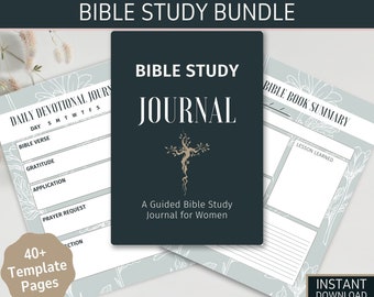 Bibelstudieguide, utskrivbar bibelstudie, bibeldagbok för kvinnor, digital bibelstudie, utskrivbar bibeldagbok, bibelstudiedagbok