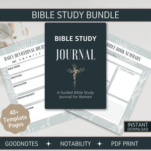 Bible Study Guide, Bible Study Printable, Bible Journal for Women, Digital Bible Study, Bible Journaling Printable, Bible Study Journal