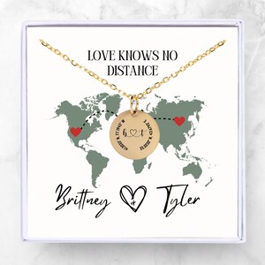 Personalized Deployment Gift for Military Couple, Military Jewelry, Valentine&#39;s Gift Long Distance Couple, Boot Camp Gift, Army Wife