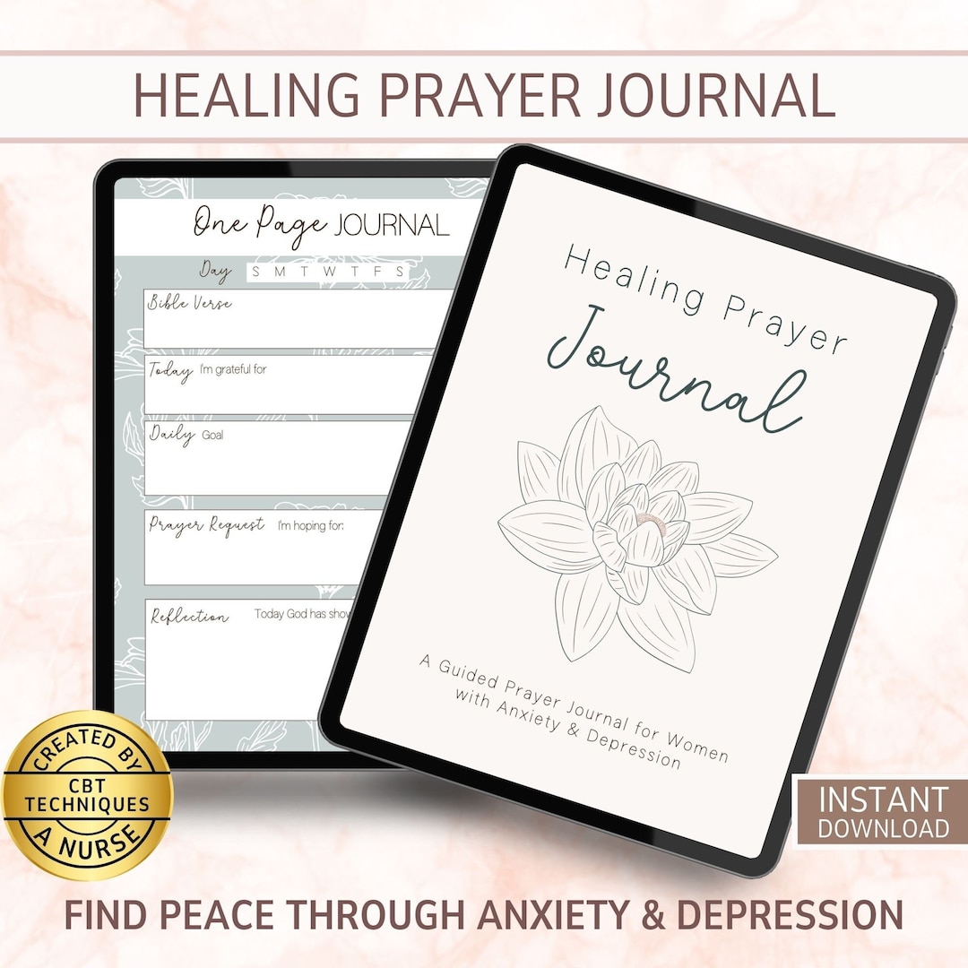Digital Prayer Journal, Prayer Journal for Women Printable, Bible Study ...