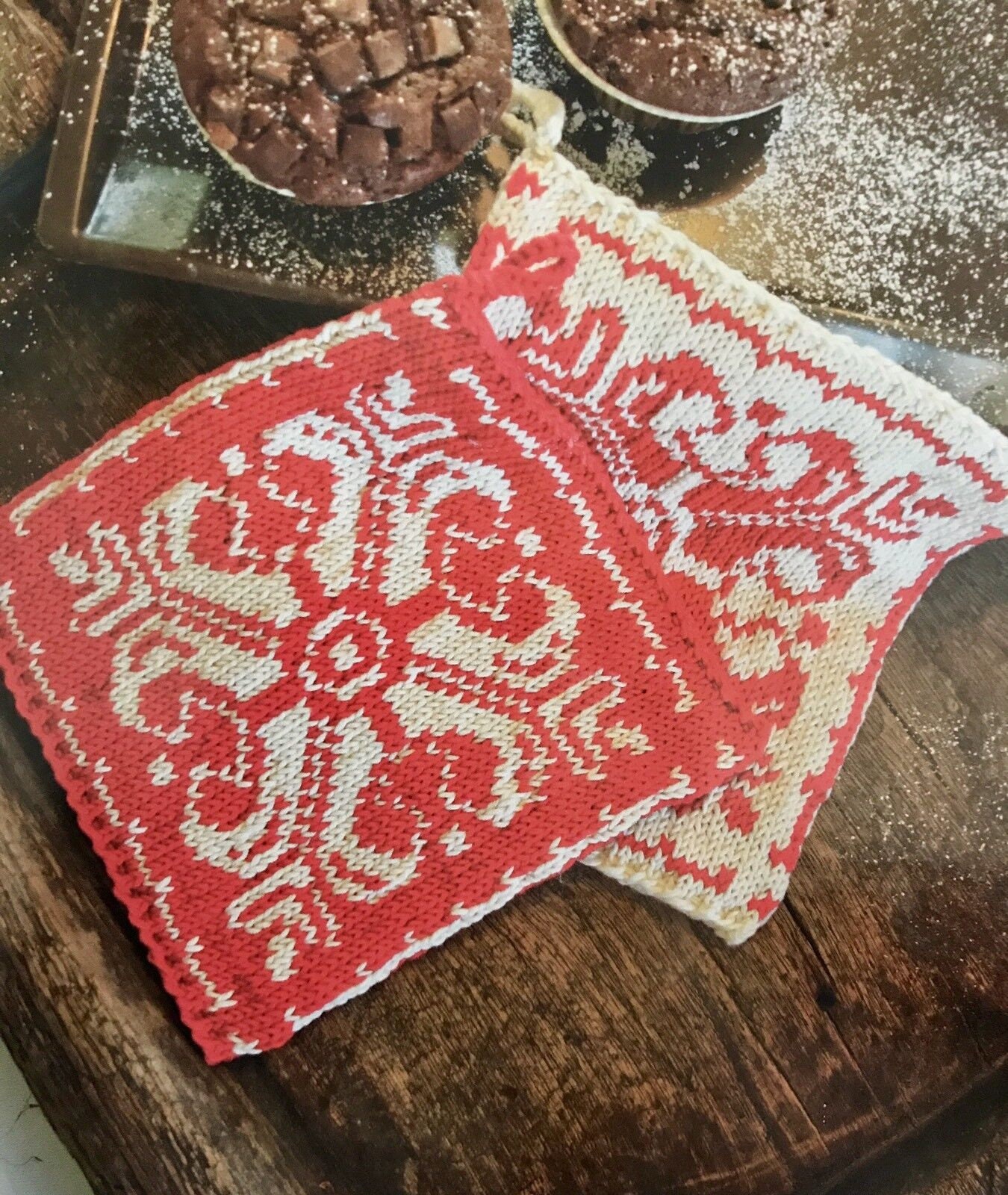 Christmas Knitting Pattern Christmas Place Mats Knitting Pattern