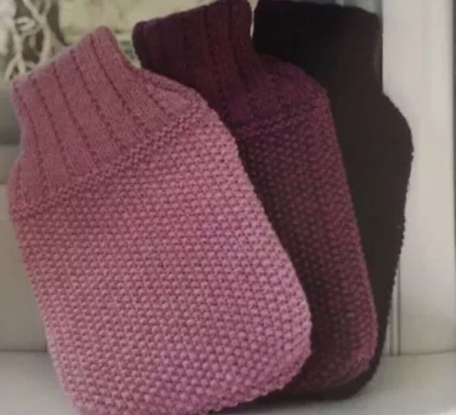 Knitting Pattern Aran Knitting Pattern Hot Water Bottle Cover Etsy