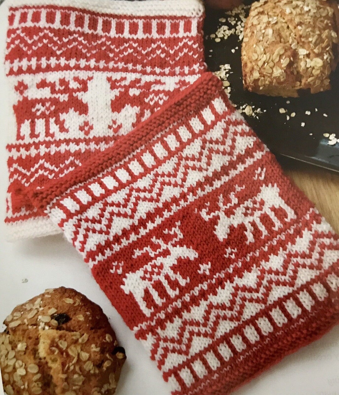 Christmas Knitting Pattern Christmas Place Mats Knitting Pattern