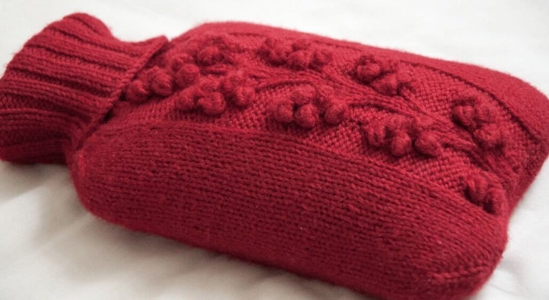 Knitting Pattern Hot Water Bottle Knitting Hot Knitting Bottle Etsy