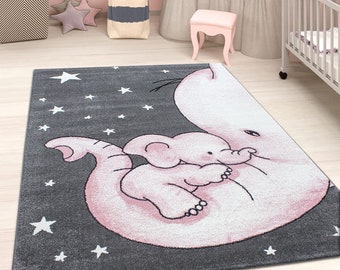 Carpets Area Mats for Kids Boys Girls Bedroom 60 x 39 Inches Linomo Area Rug Floral Butterfly Flower Floor Rugs Doormat Living Room Home Decor 