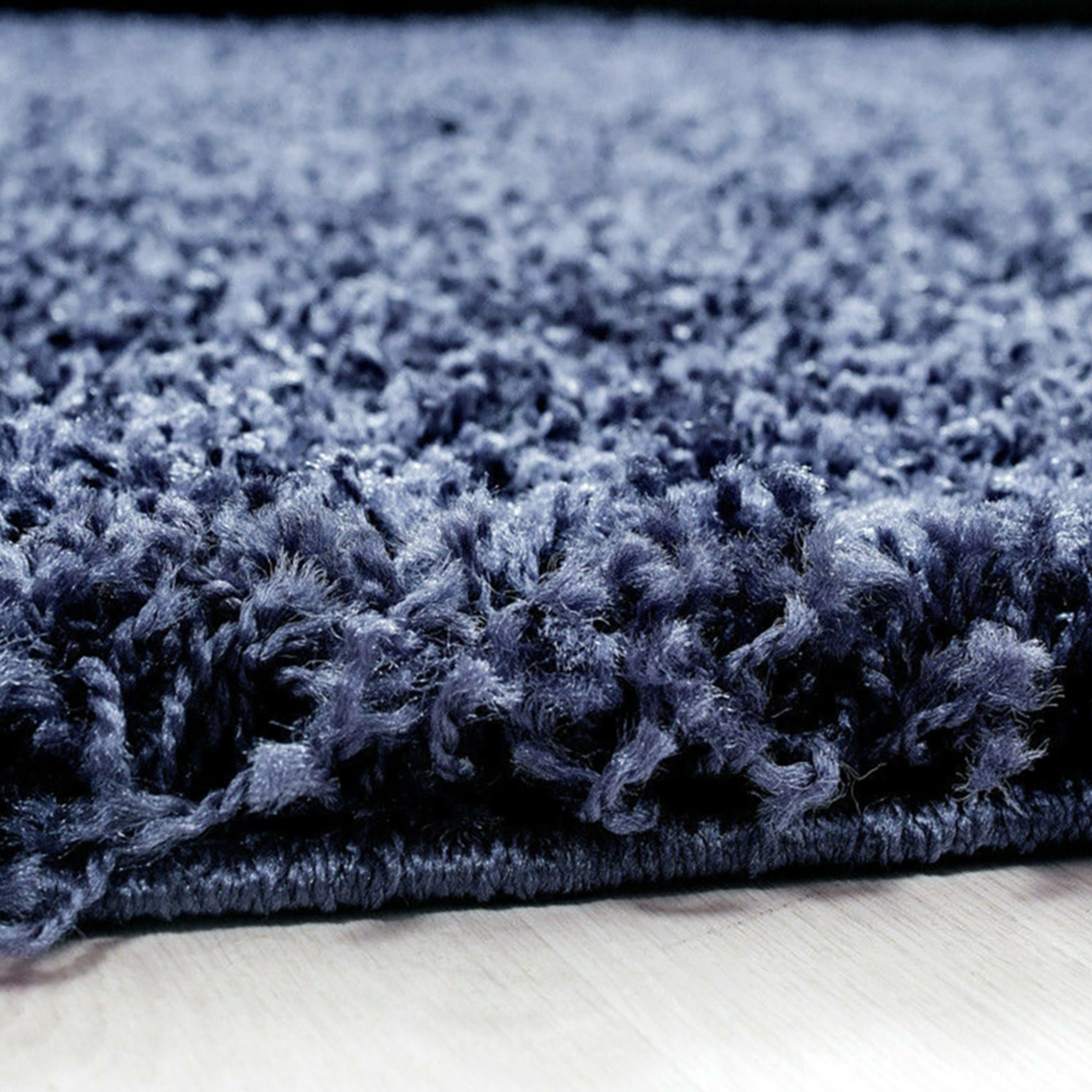 Shaggy Navy Blue Rug for Living Room Fluffy Rug Extra Soft Etsy