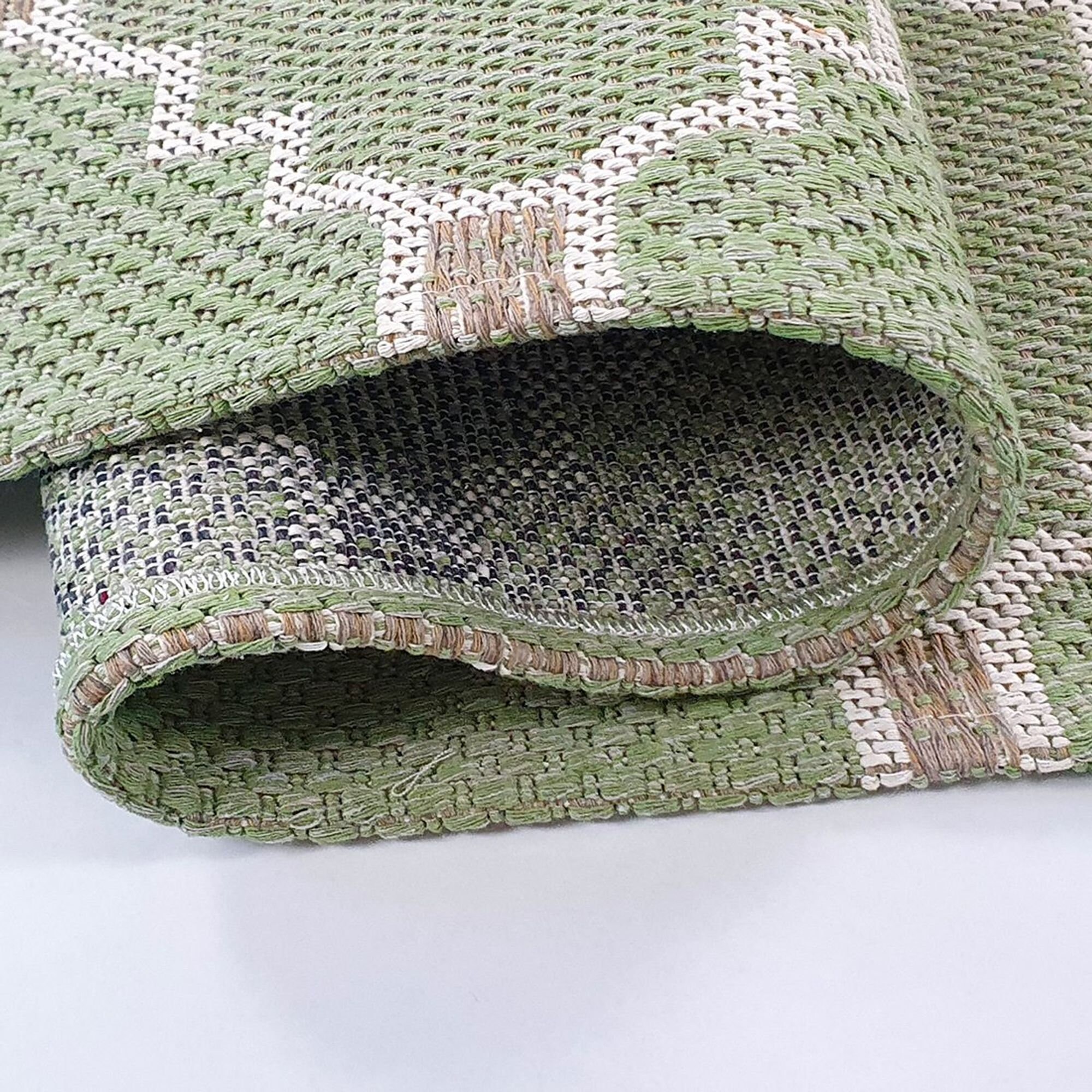 Living Room Rugs Sage Green Runner Rugs Green Made From Cotton Etsy UK