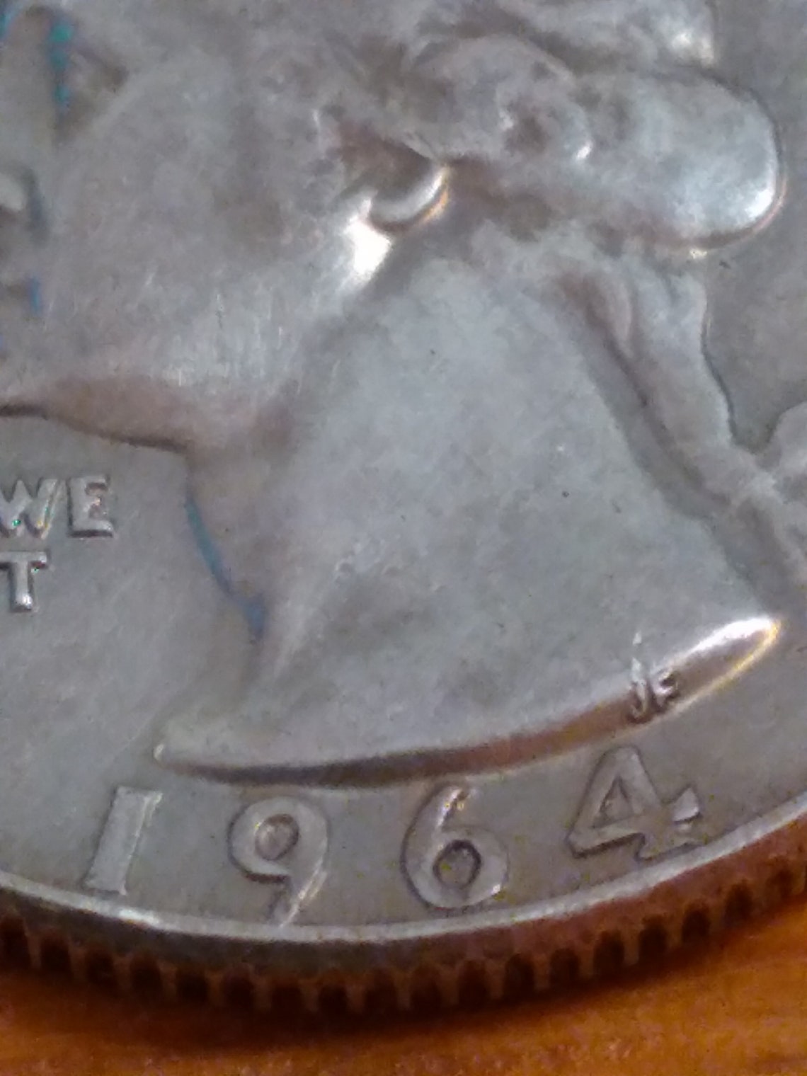 1964 D Washington Rare All Silver Quarter Etsy