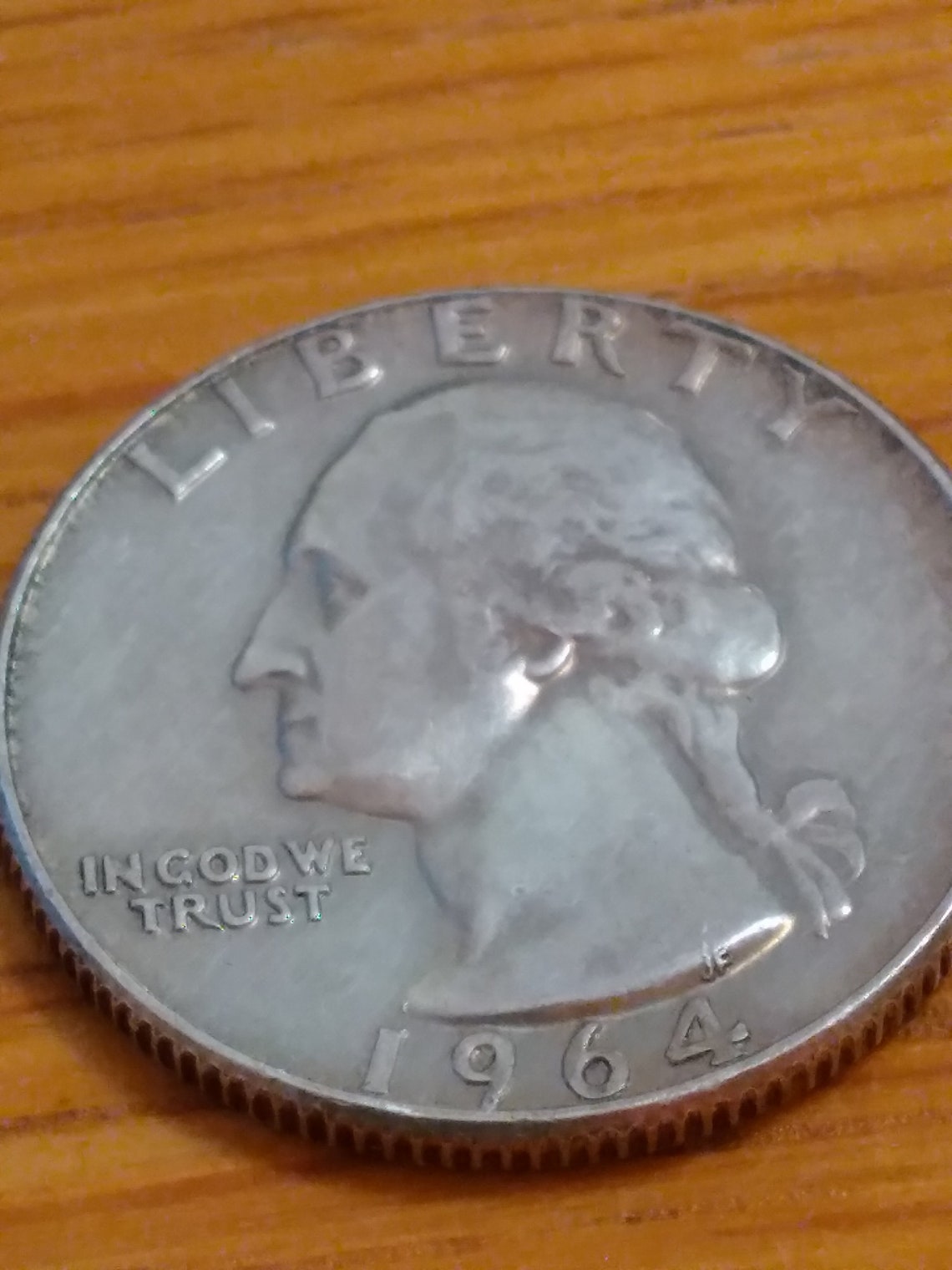 1964 D Washington Rare All Silver Quarter Etsy