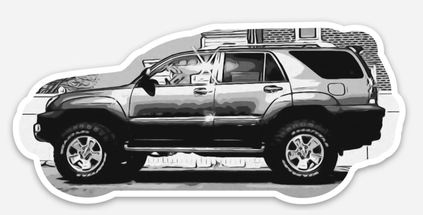 Toyota 4Runner 4th Gen Decal Sticker 4Runner 4 Runner Etsy