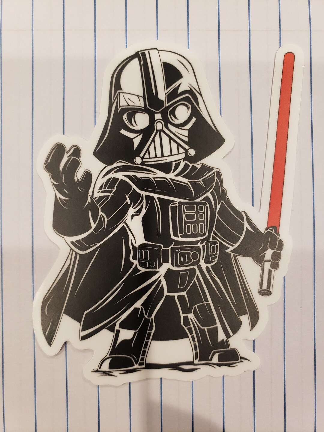 Mini Darth Vader Sticker / Keywords Yeti Flask Laptop Etsy