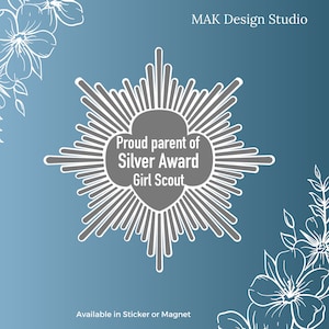 Silver Award Keychain