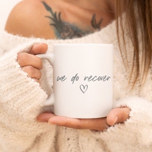 Sober Anniversary Coffee Mug, Soberversary Normalize Sobriety, Birthday Gift Men Women Recovery Milestone We Do Recover Alcoholics Anonymous