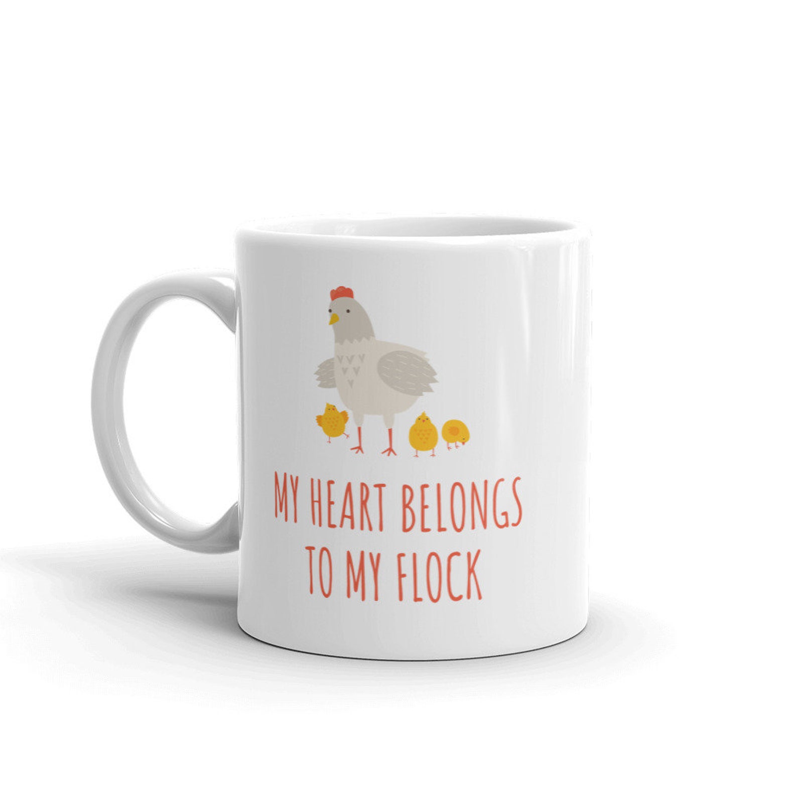 Chicken Coffee Mug Gift for Chicken Owner Cute Chicken Etsy