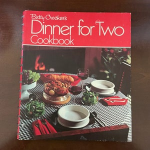 Vintage Betty Crocker Dinner for Two Cookbook