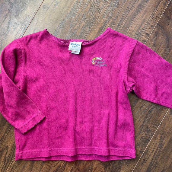 Vintage Oshkosh Made in USA Purple Long Sleeve - image 1