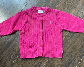 Vintage Mc Baby Pink Cardigan 90s