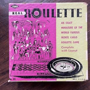 Vintage Real Mini Roulette Game