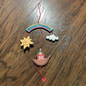 Vintage Noah’s Ark Ornament Christmas
