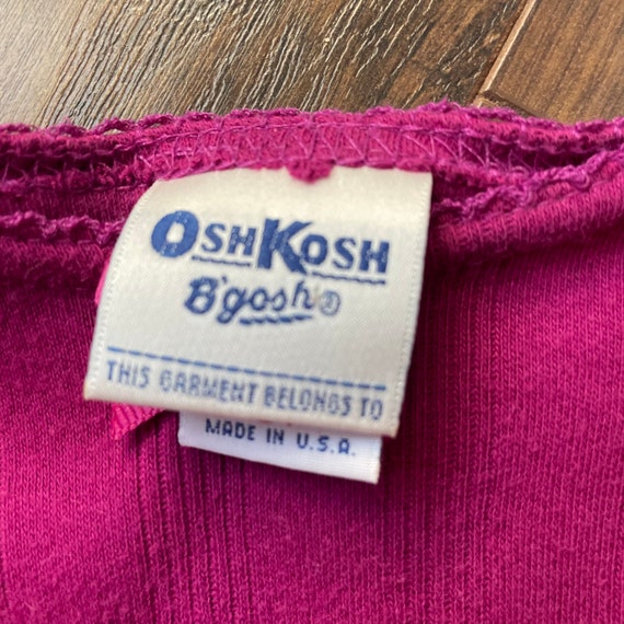 Vintage Oshkosh Made in USA Purple Long Sleeve - image 2