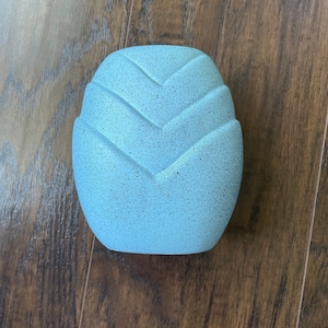 Vintage Art Deco Blue Vase