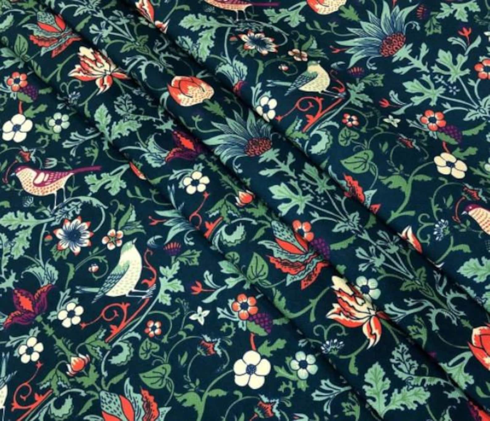 William Morris Upholstery Fabric Canvas Fabric Tapestry Etsy