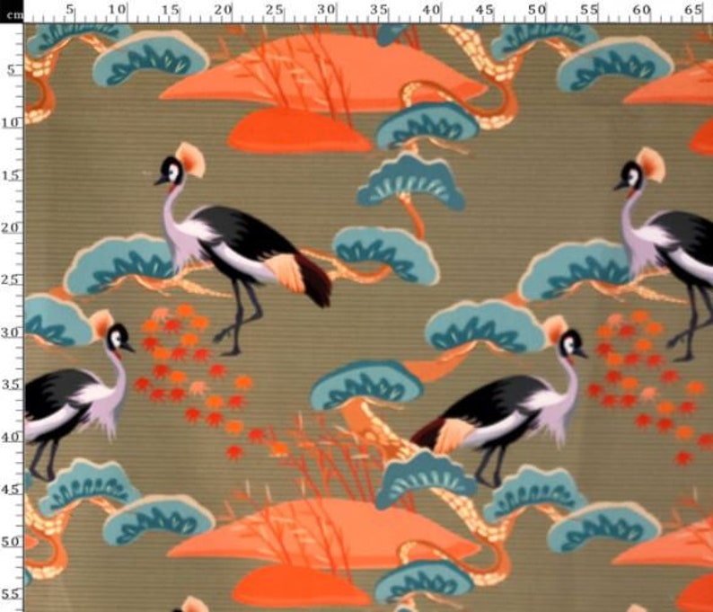 Oriental Upholstery Fabric Discount Fabric Pillow Fabric Etsy