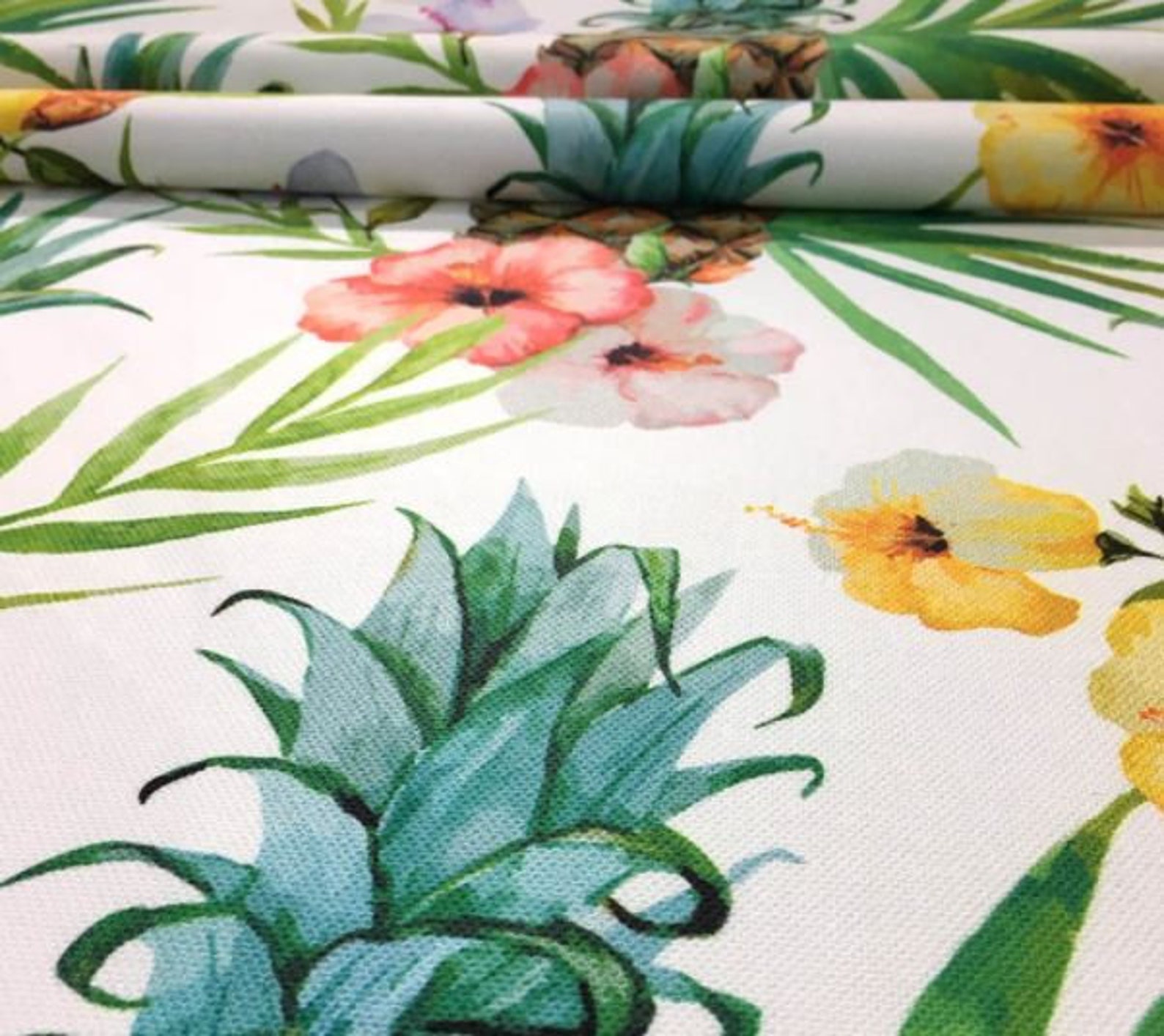 Tropical Upholstery Fabric Outdoor Fabric for the Yard Etsy