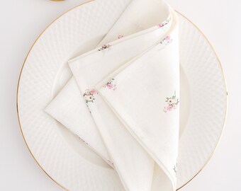 Linen napkins. Washed linen napkins. Soft linen napkins for your kitchen and table linens. Napkins 17x17"/ 43x43 cm