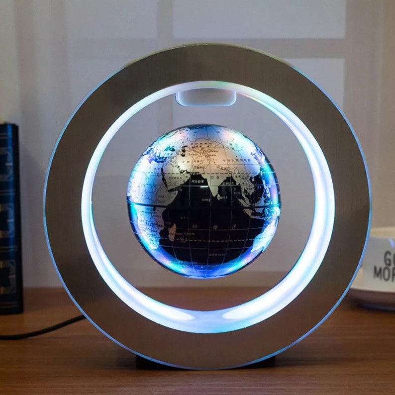Levitating LED globe Floating Globe Levitating Etsy