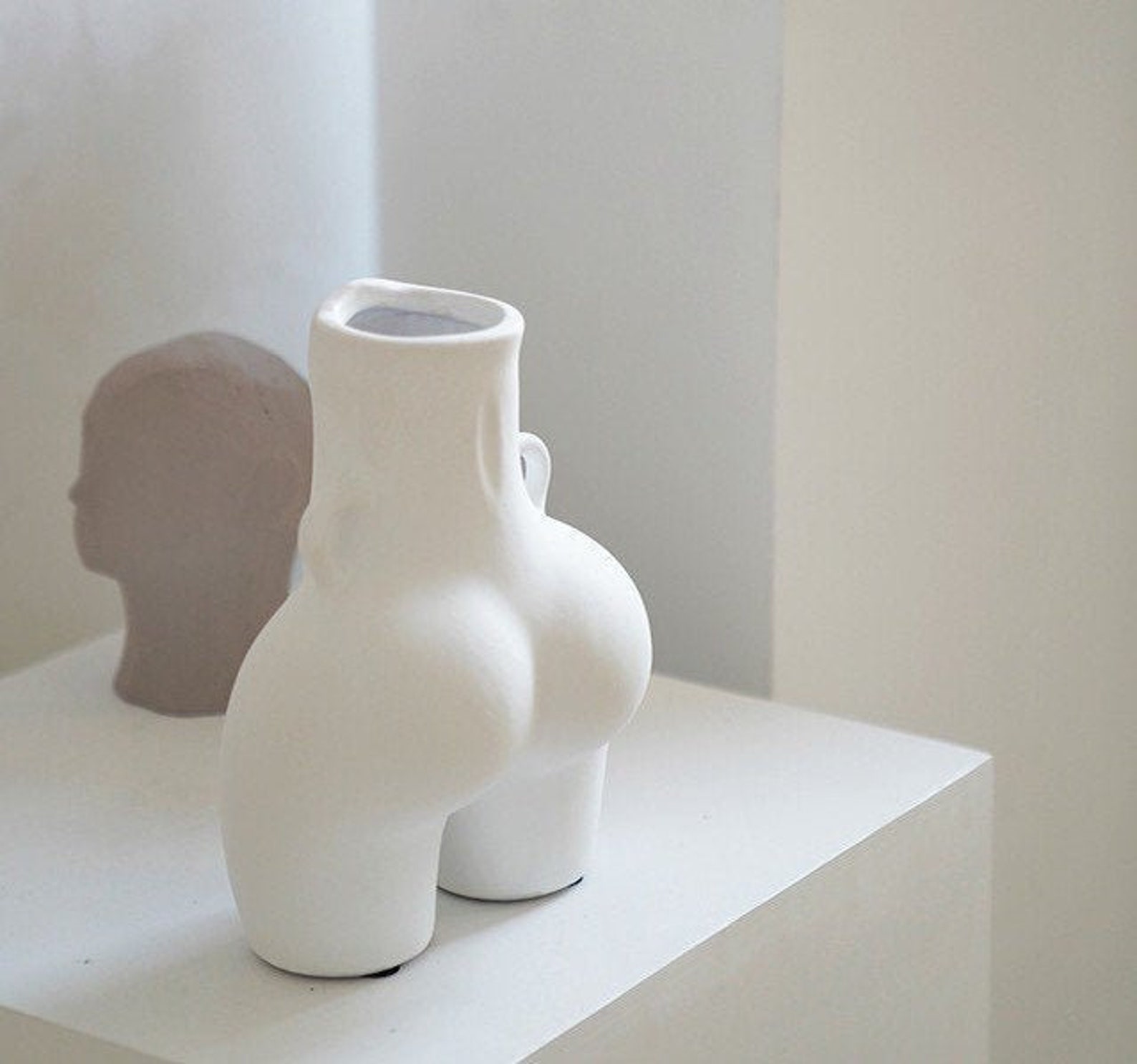 Large Modern Human Bum Vase Women silhouette bum vase Etsy